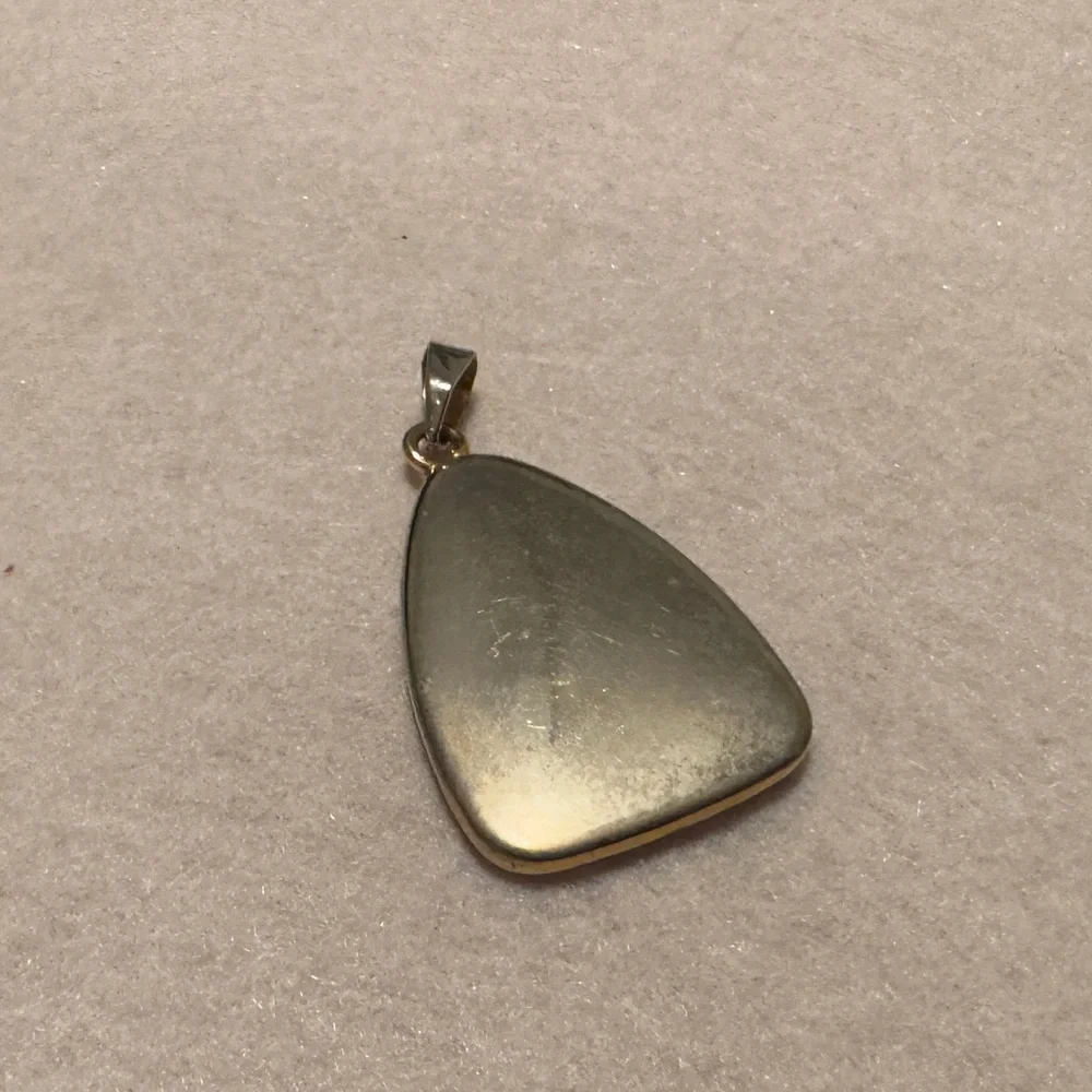 Vintage Gold and Black Pendant